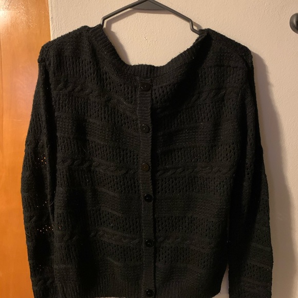 Button Down Back Knitted Sweater - Picture 3 of 3